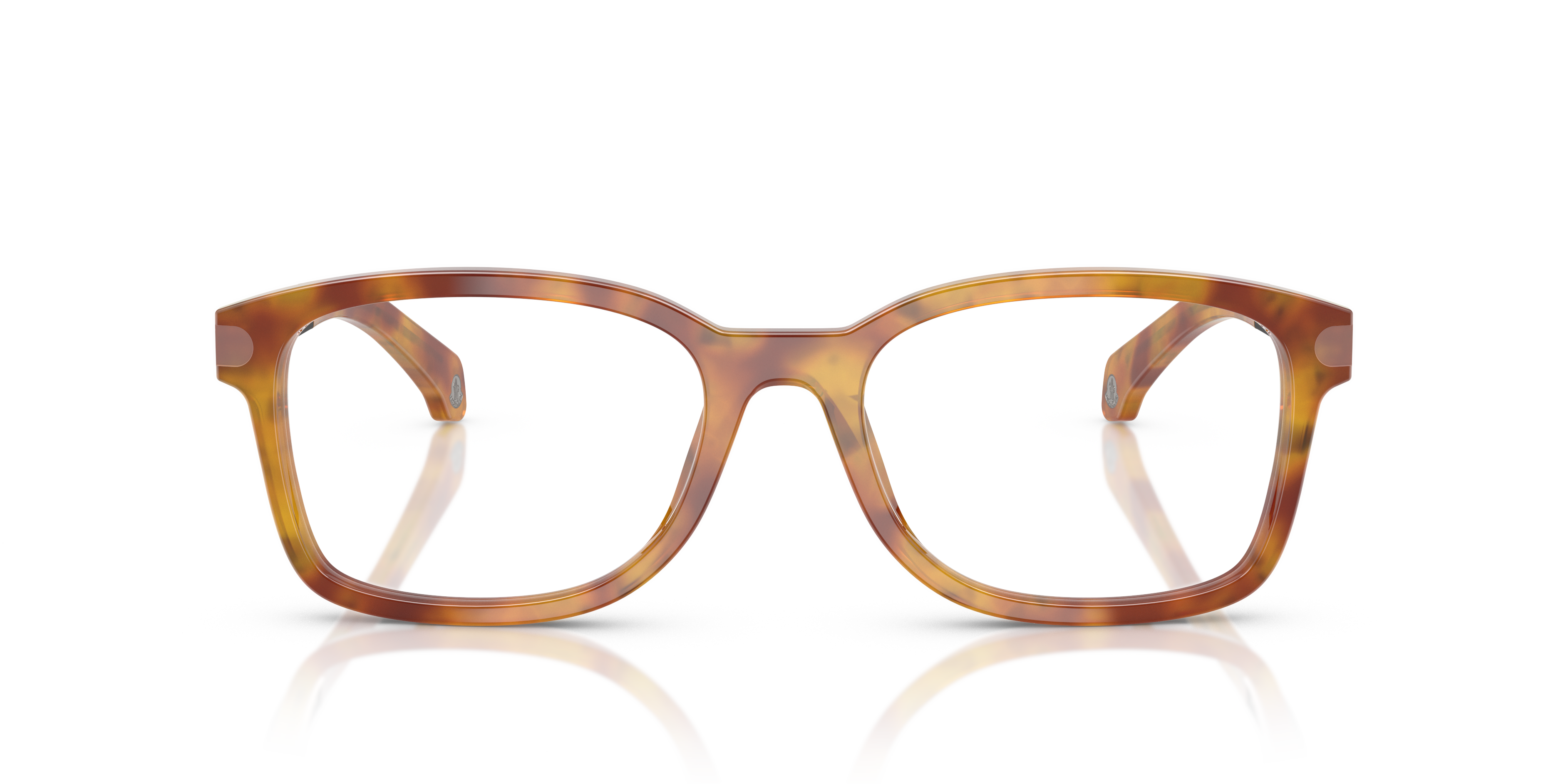 Moncler Unisex Moncler ME2006 3011 Optical frames Acetate Turtle Transparent Pillow Norma