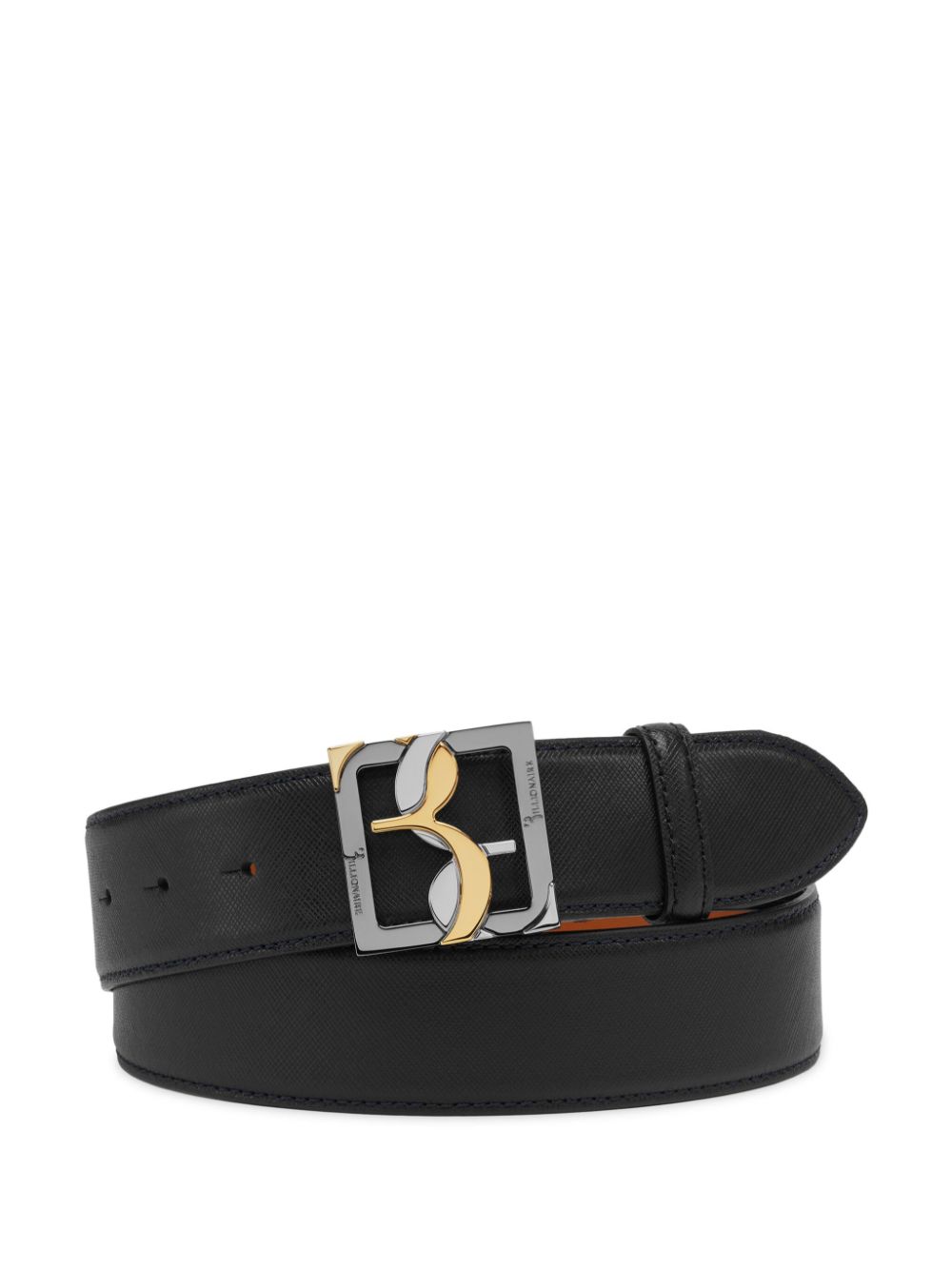 Saffiano leather belt - Black
