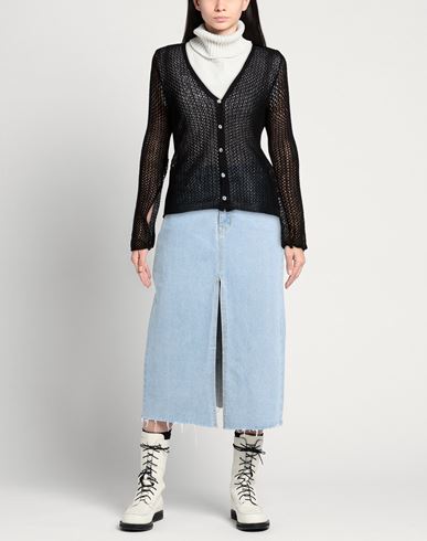 Woman Cardigan Black Size 1 Wool