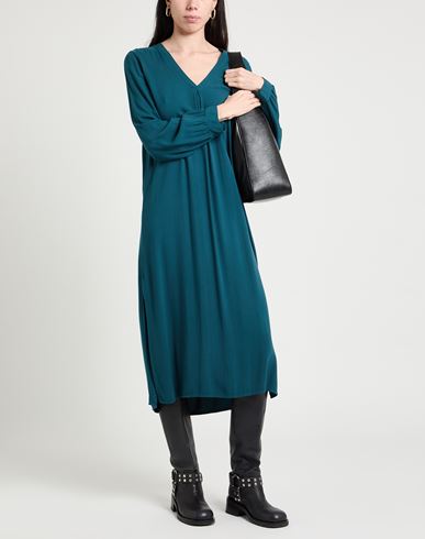 Woman Midi dress Deep teal Size XS Viscose