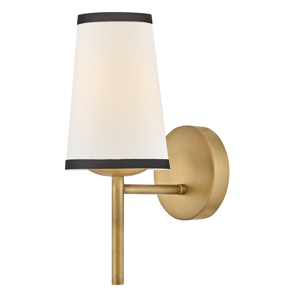 Lacquered Brass LED Wall Sconce from the Sonia Collection