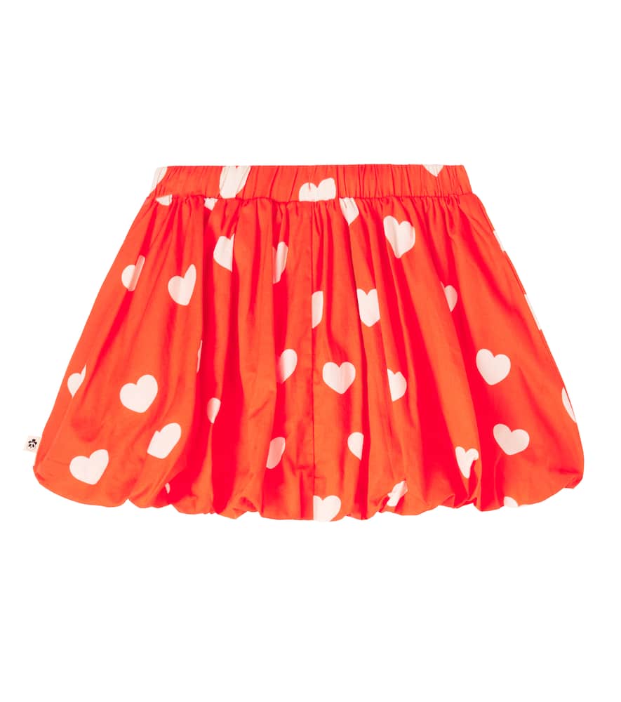 Printed cotton skirt