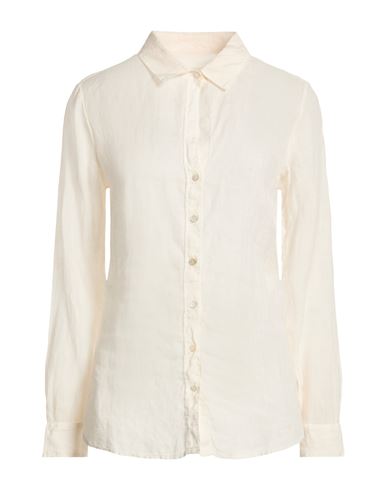 Woman Shirt Ivory Size 6 Linen