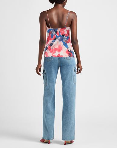 Patrizia Pepe Woman Top Azure Size 4 Viscose, Elastane