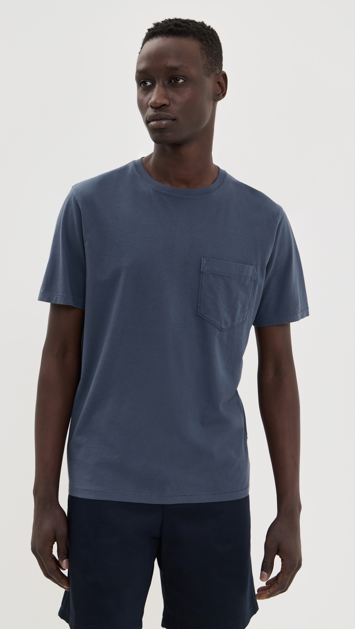 Billy Reid Washed Tee Navy