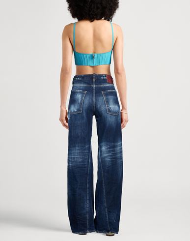 Woman Jeans Blue Size 00 Cotton, Elastane