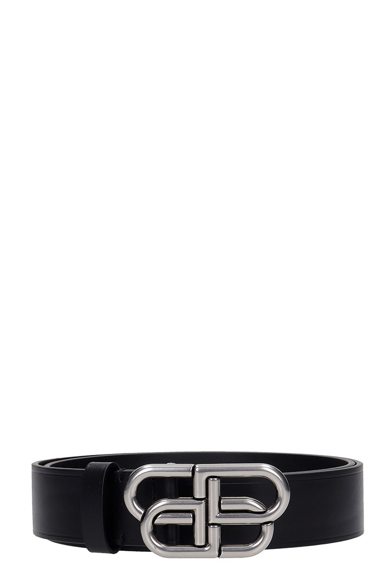BB logo plaque belt