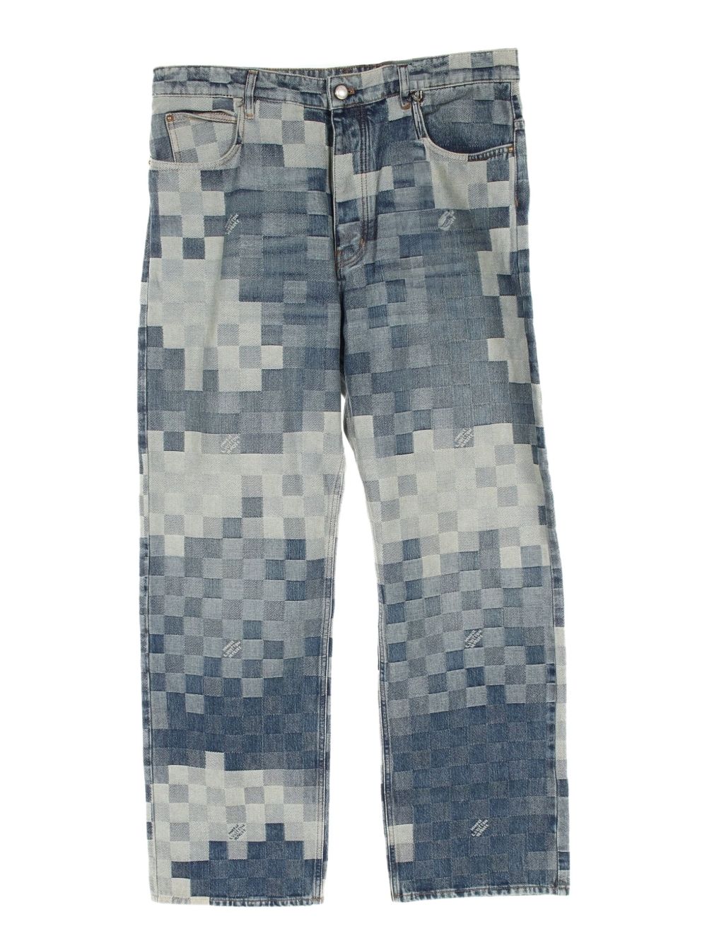 2020s Damier jeans - Blue