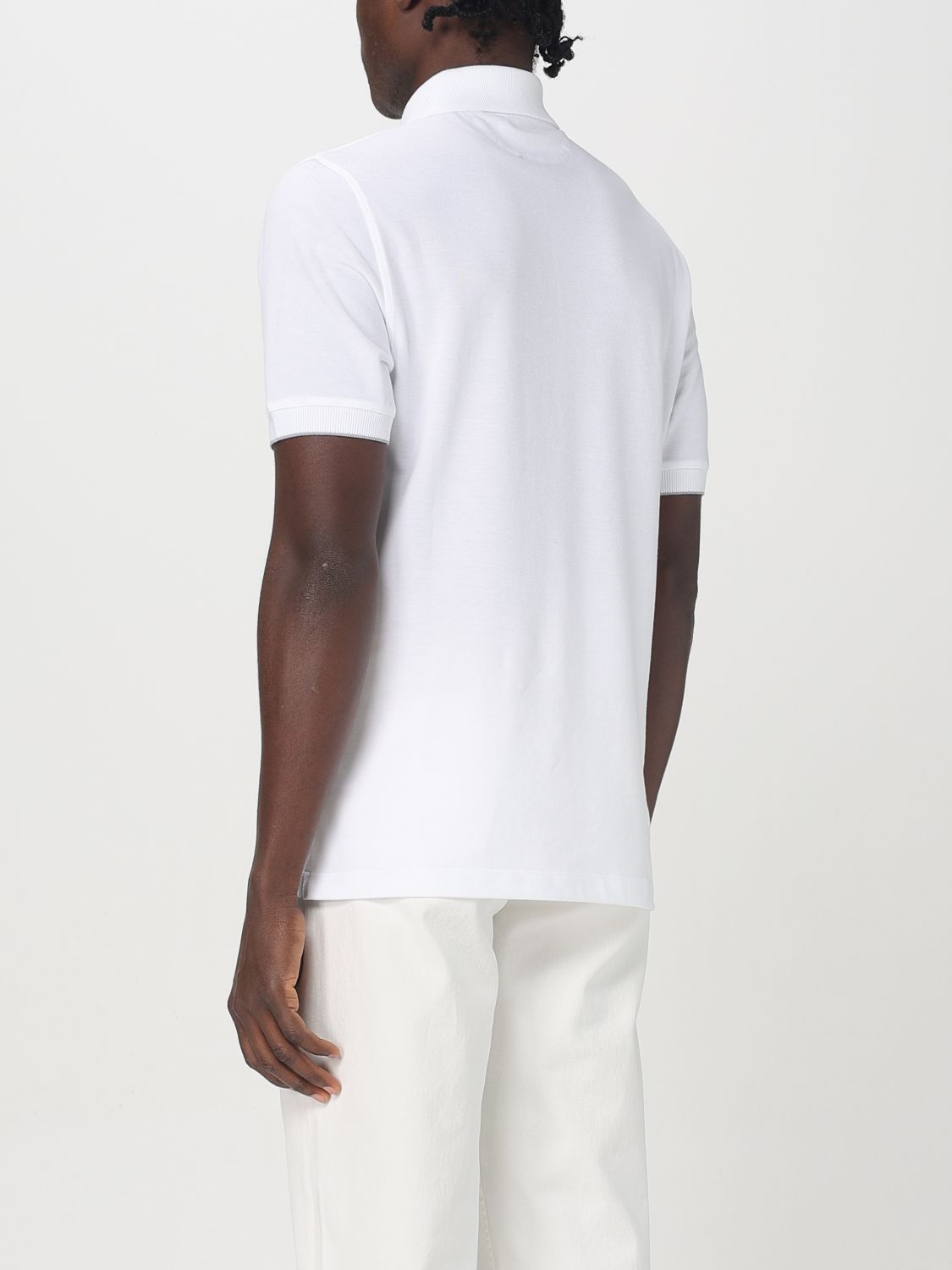 Polo Shirt Men color White