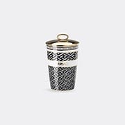 'la Greca Signature' Scented Candle, Black