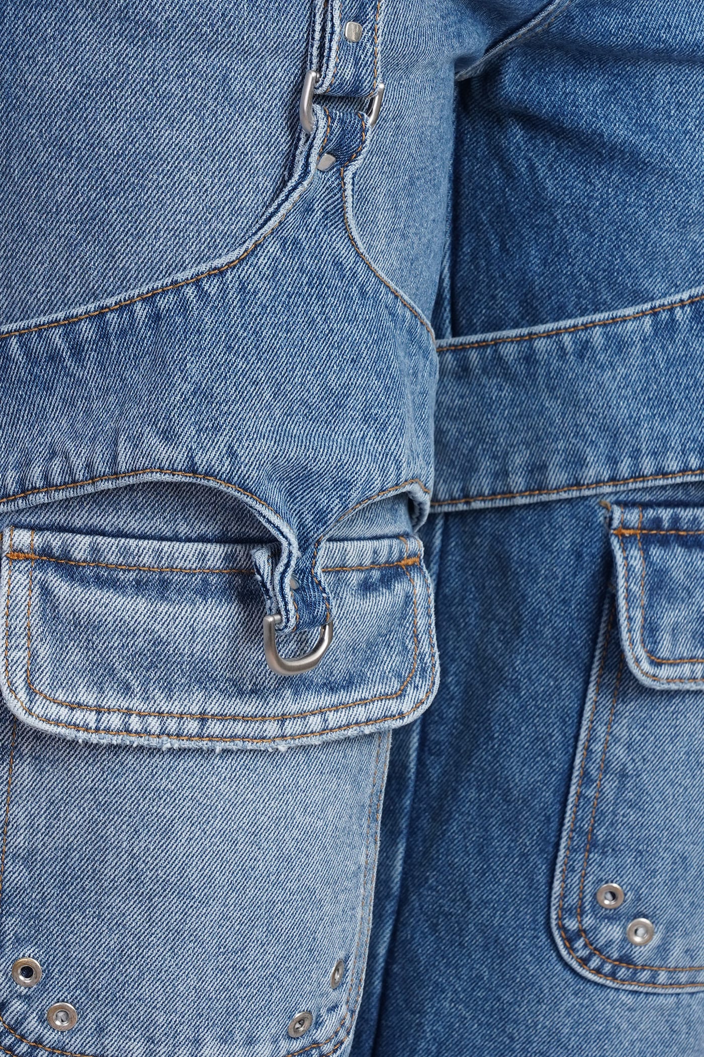 Pants In Blue Cotton