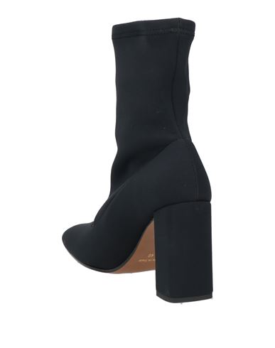 Woman Ankle boots Black Size 10 Textile fibers