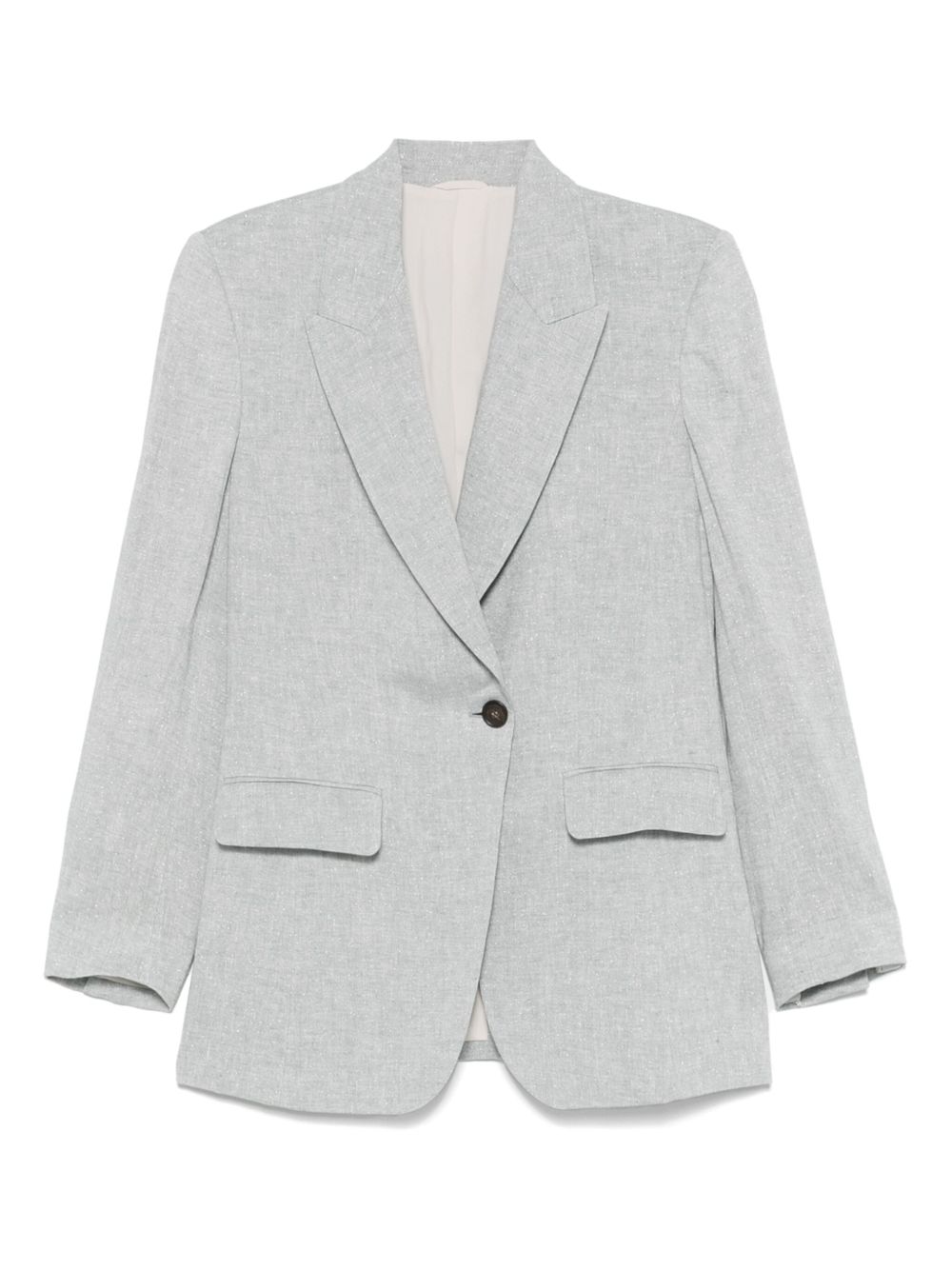 Single-breasted blazer - Grey