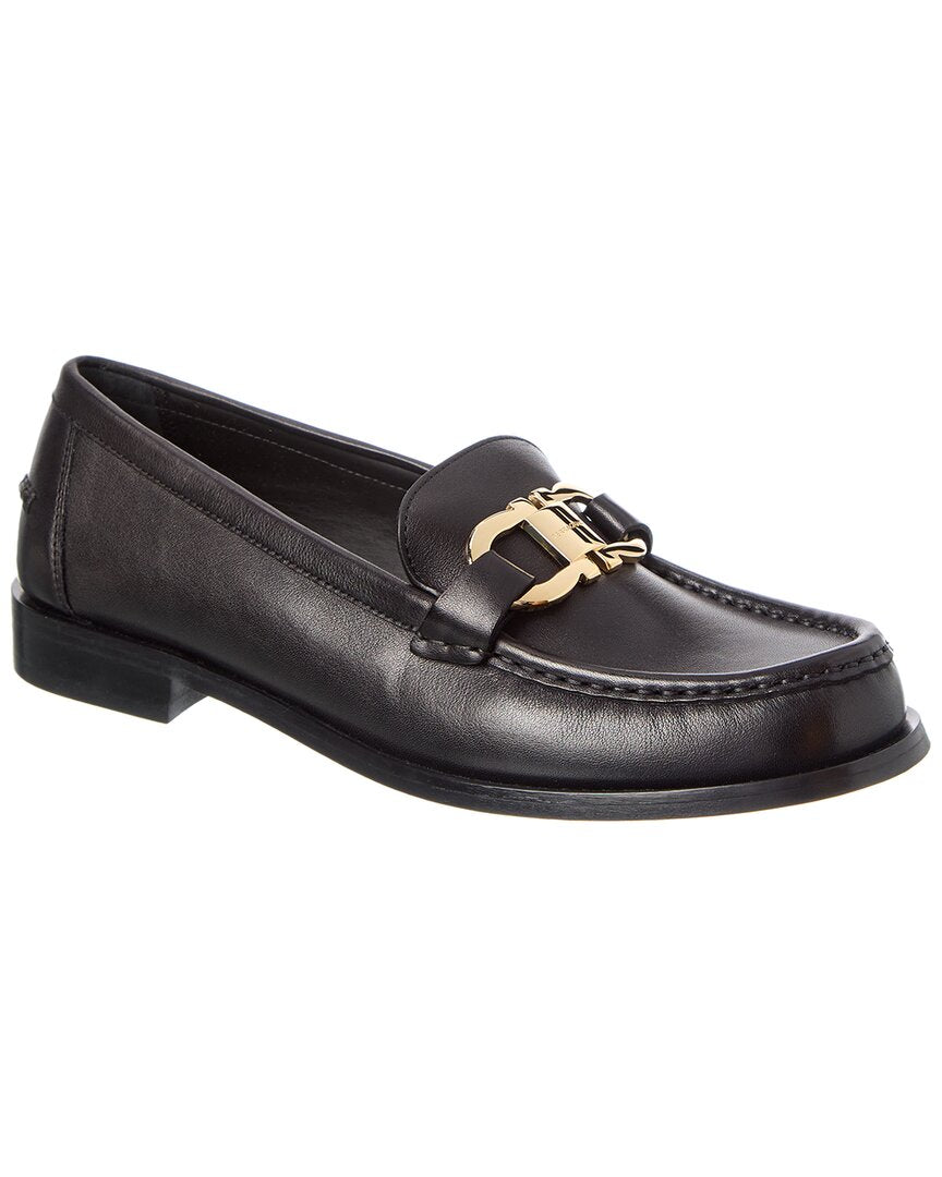 Ferragamo Gancini Leather Loafer
