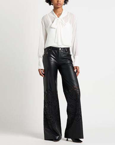 Woman Top White Size 4 Polyester, Elastane