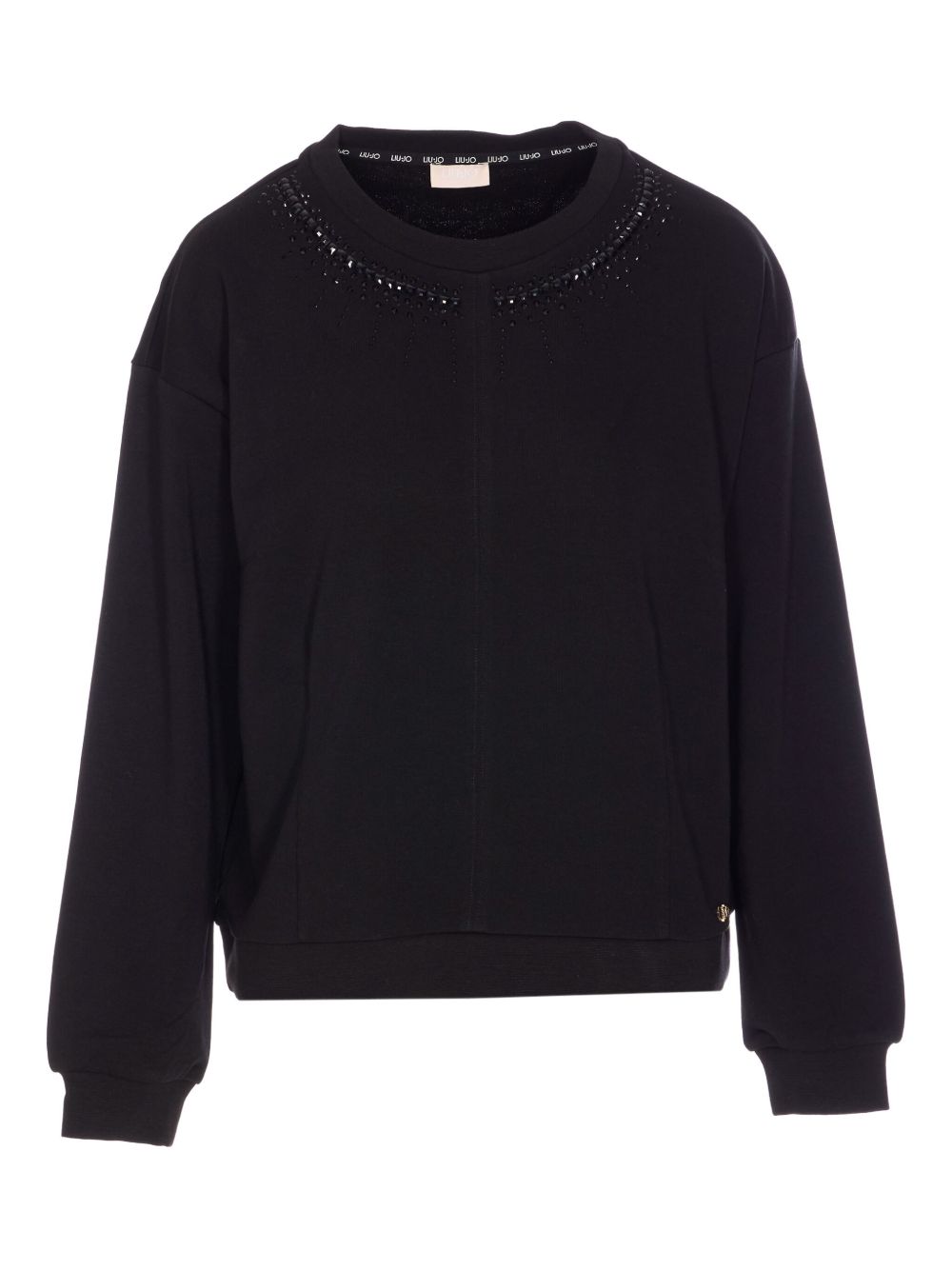 LIU JO crew neck sweater - Black