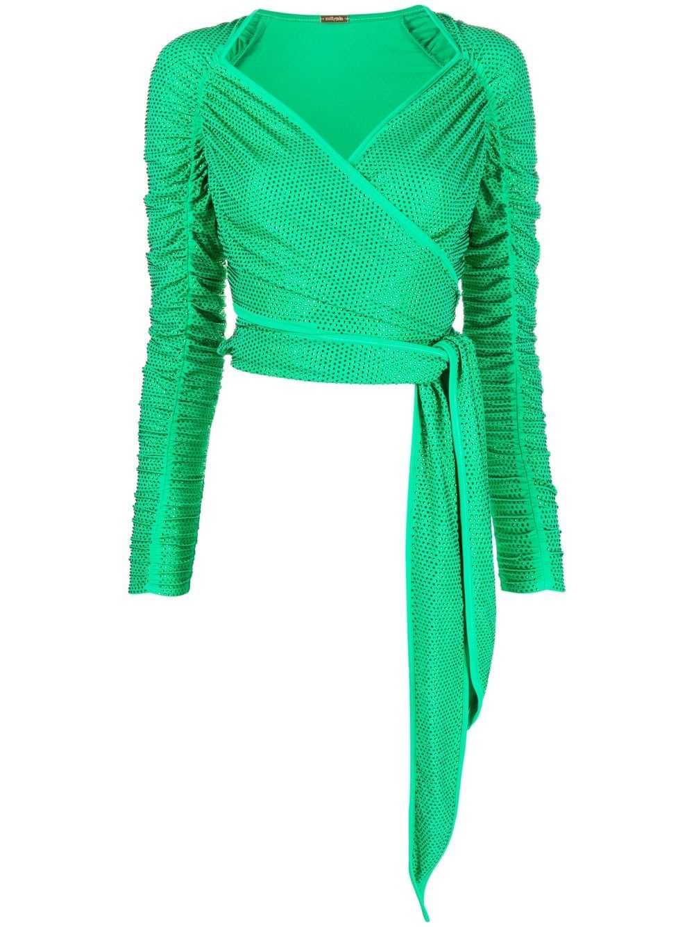 Paislee embellished top - Green