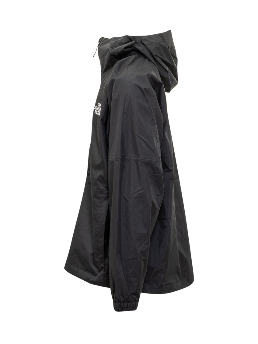 Black Logo Hood Jacket
