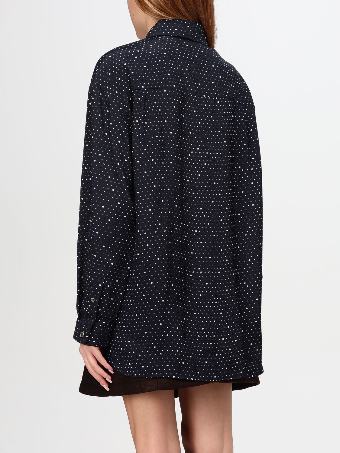 Polka-dot shirt - Blue