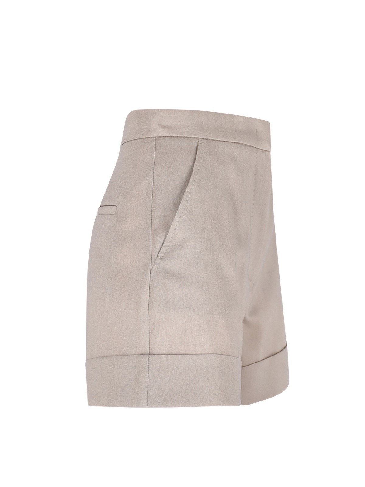 Virgin Wool Blend Shorts