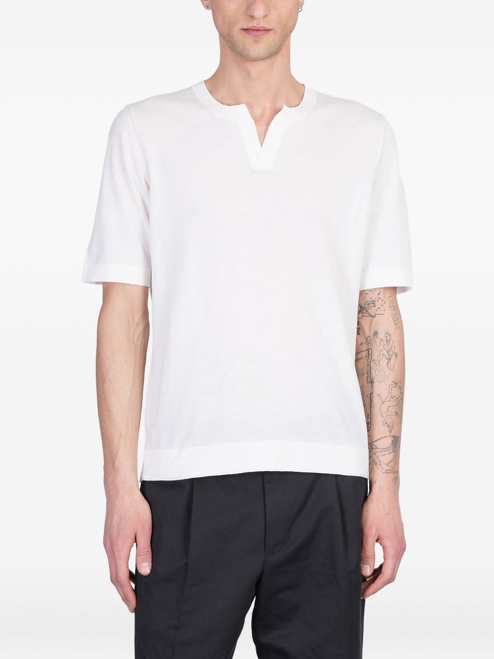 Short-sleeve cotton T-shirt - Red
