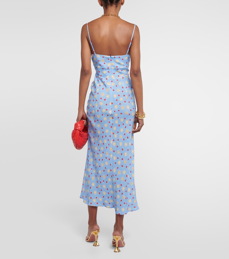 Rixo Lanie printed midi dress