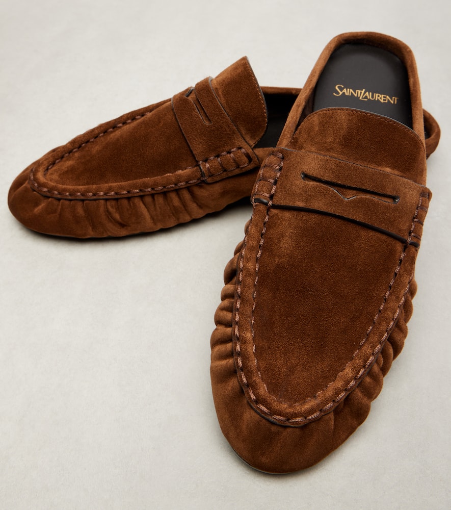 Le Loafer suede mules