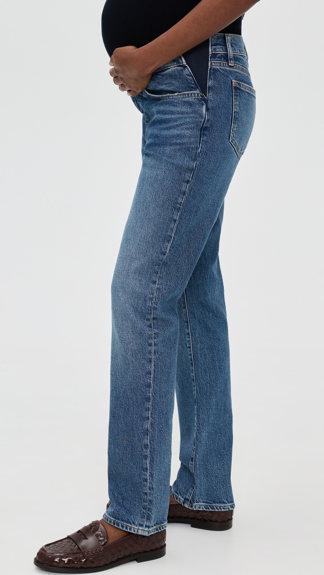 The Boyfriend Maternity Jeans True Indigo