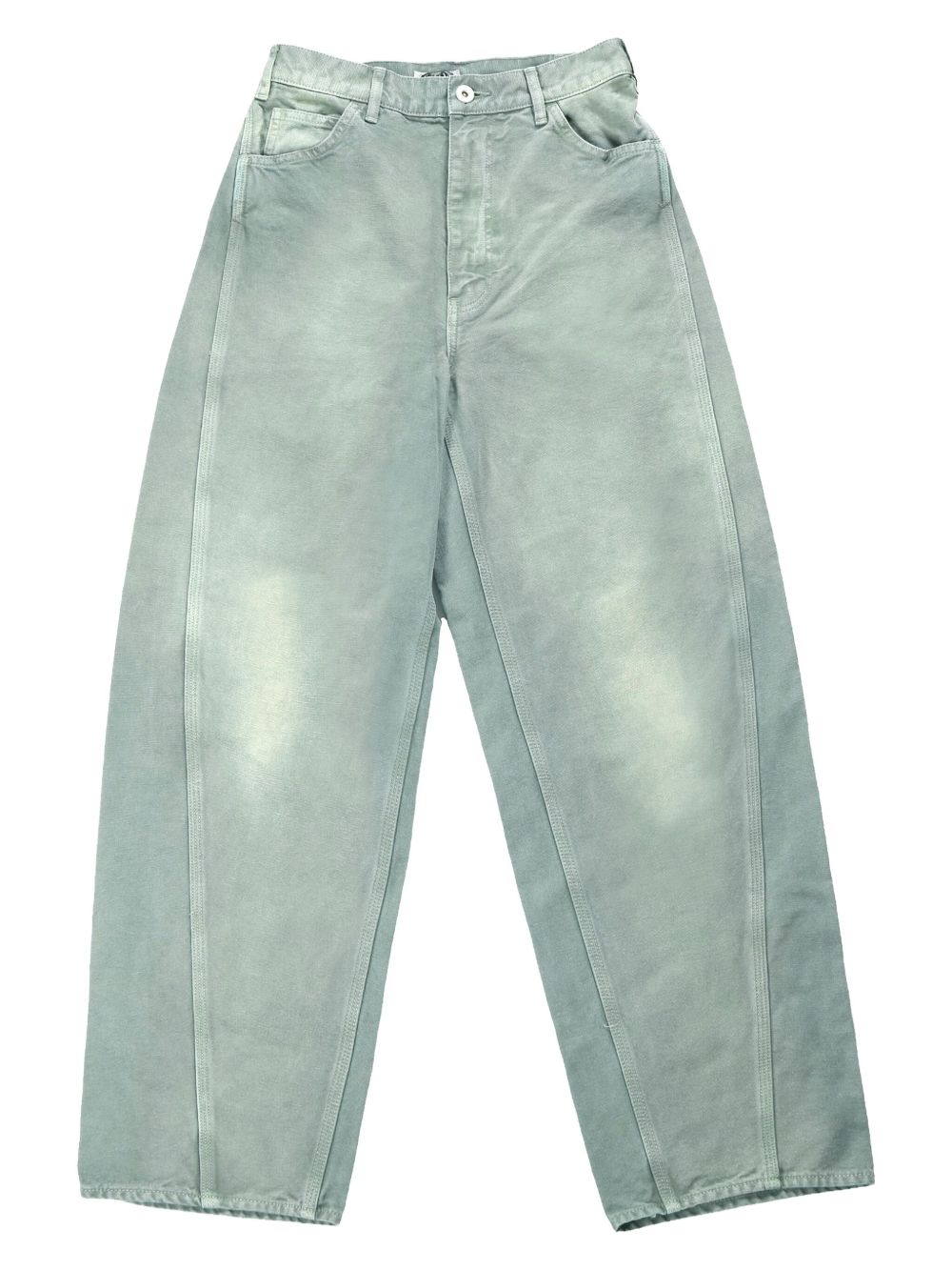 Auralee cotton tapered jeans - Green
