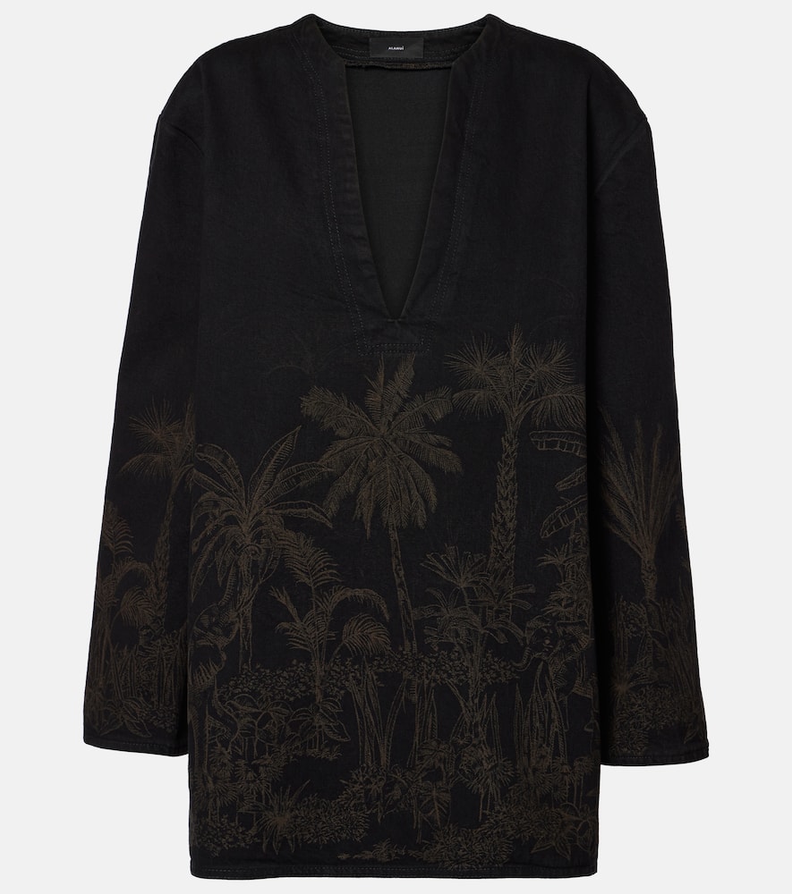 Jungle Toile De Jouy cotton top