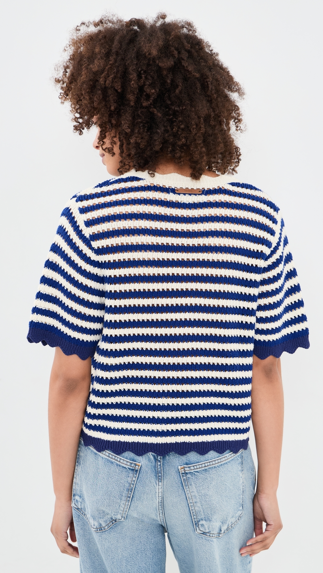 Jules Sweater T-Shirt Nvy w/ Aw Stripe