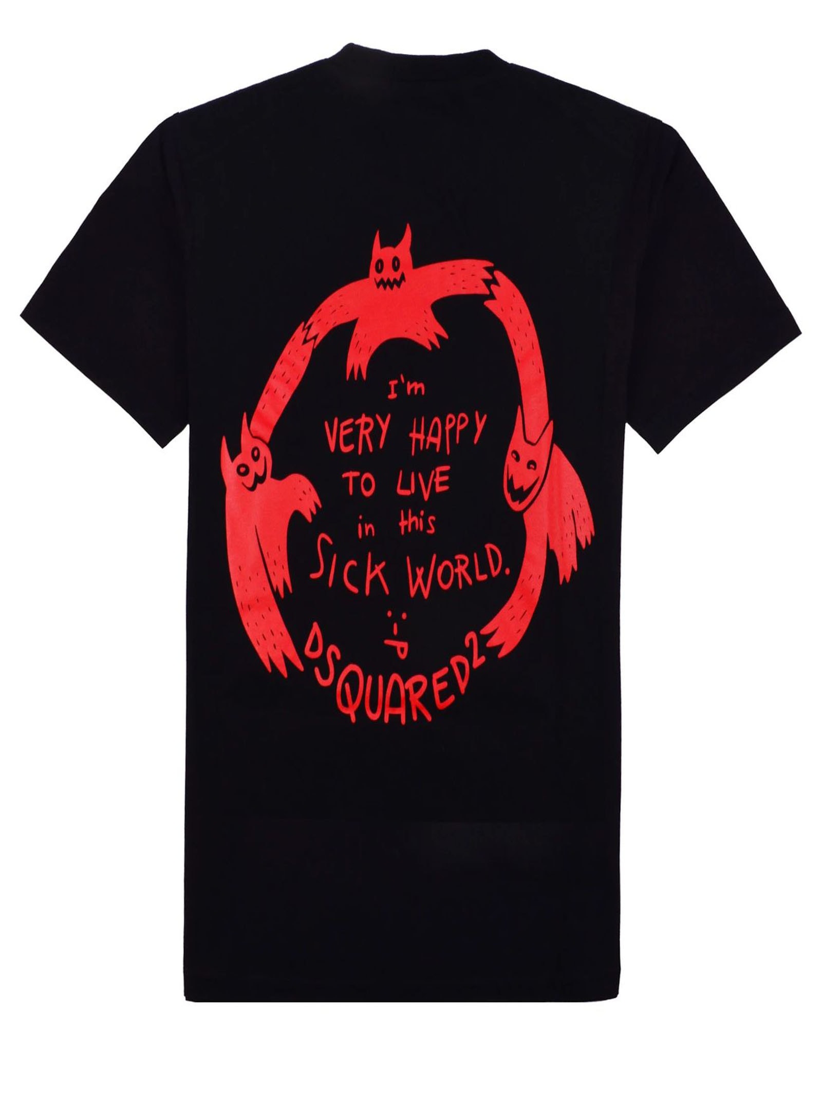 Black Cotton T-Shirt