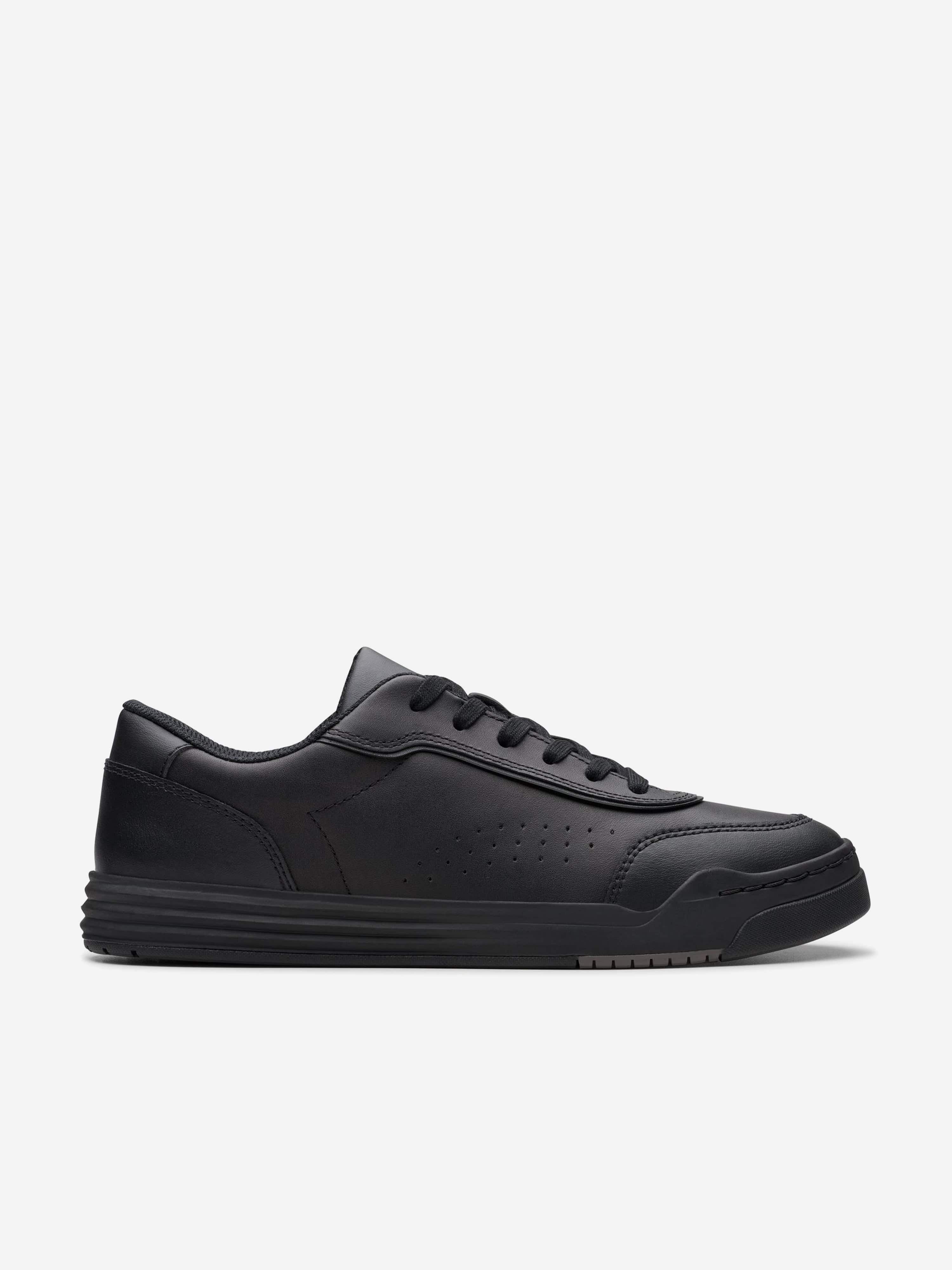 Boys Leather Urban Solo Trainers in Black EU 32.5 UK 13.5 By Childsplay Clothing