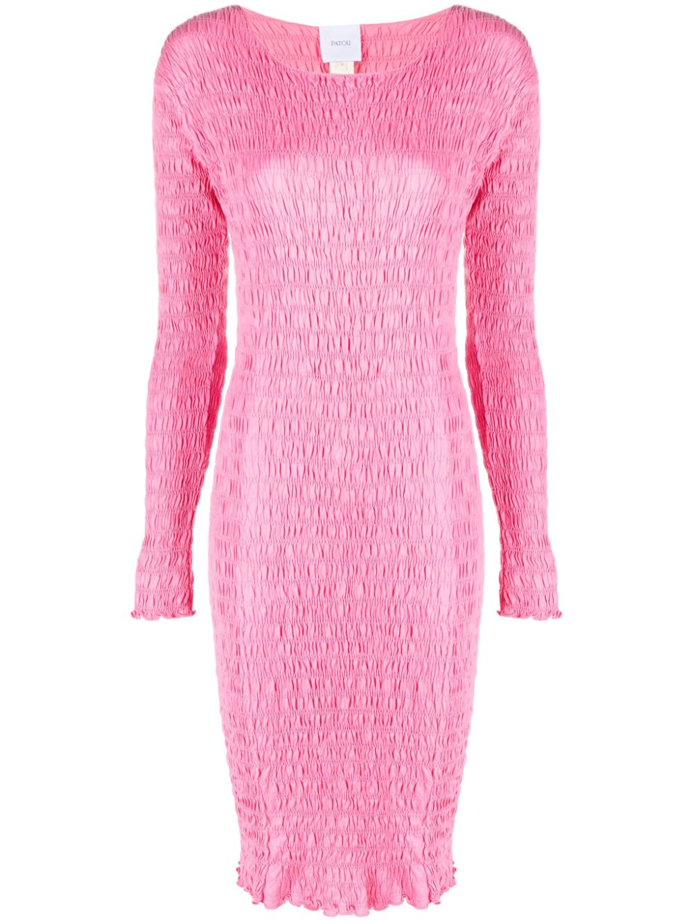 Smocked organic cotton dress - Pink