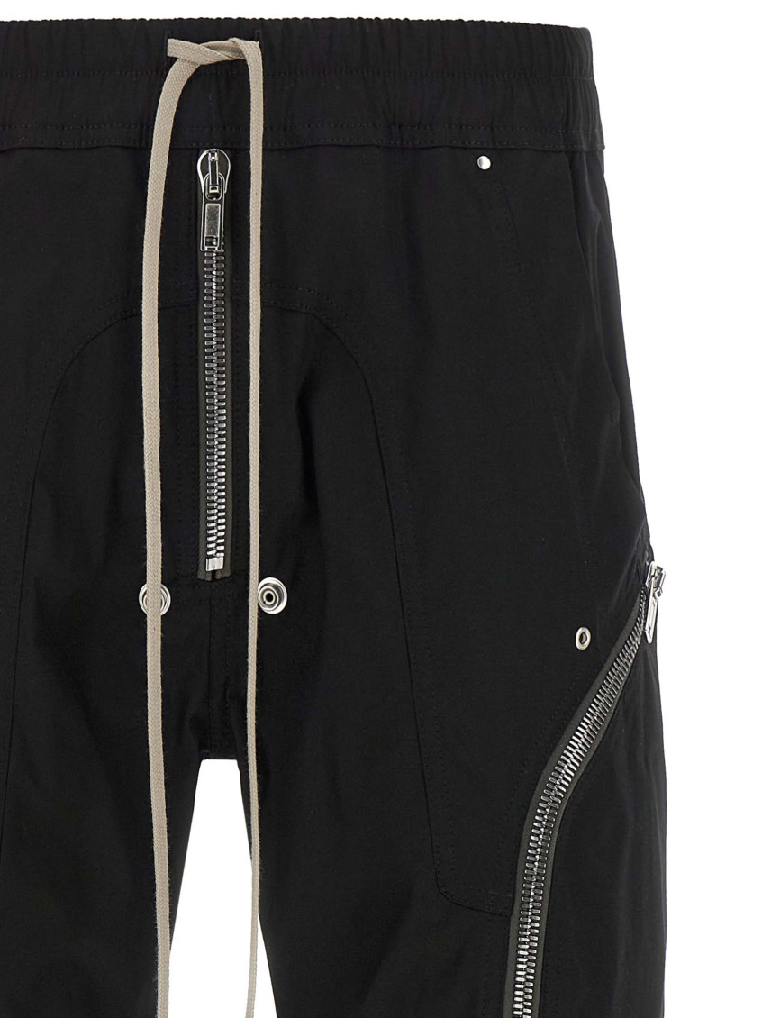 Rick Owens - heizer cargo pants elastic waist zipper