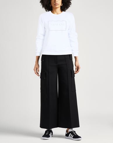 Woman Sweatshirt White Size XS Cotton