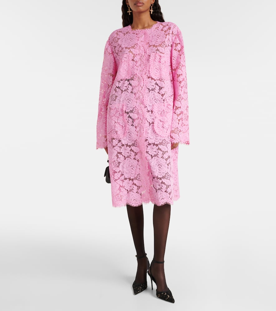 Lace midi dress