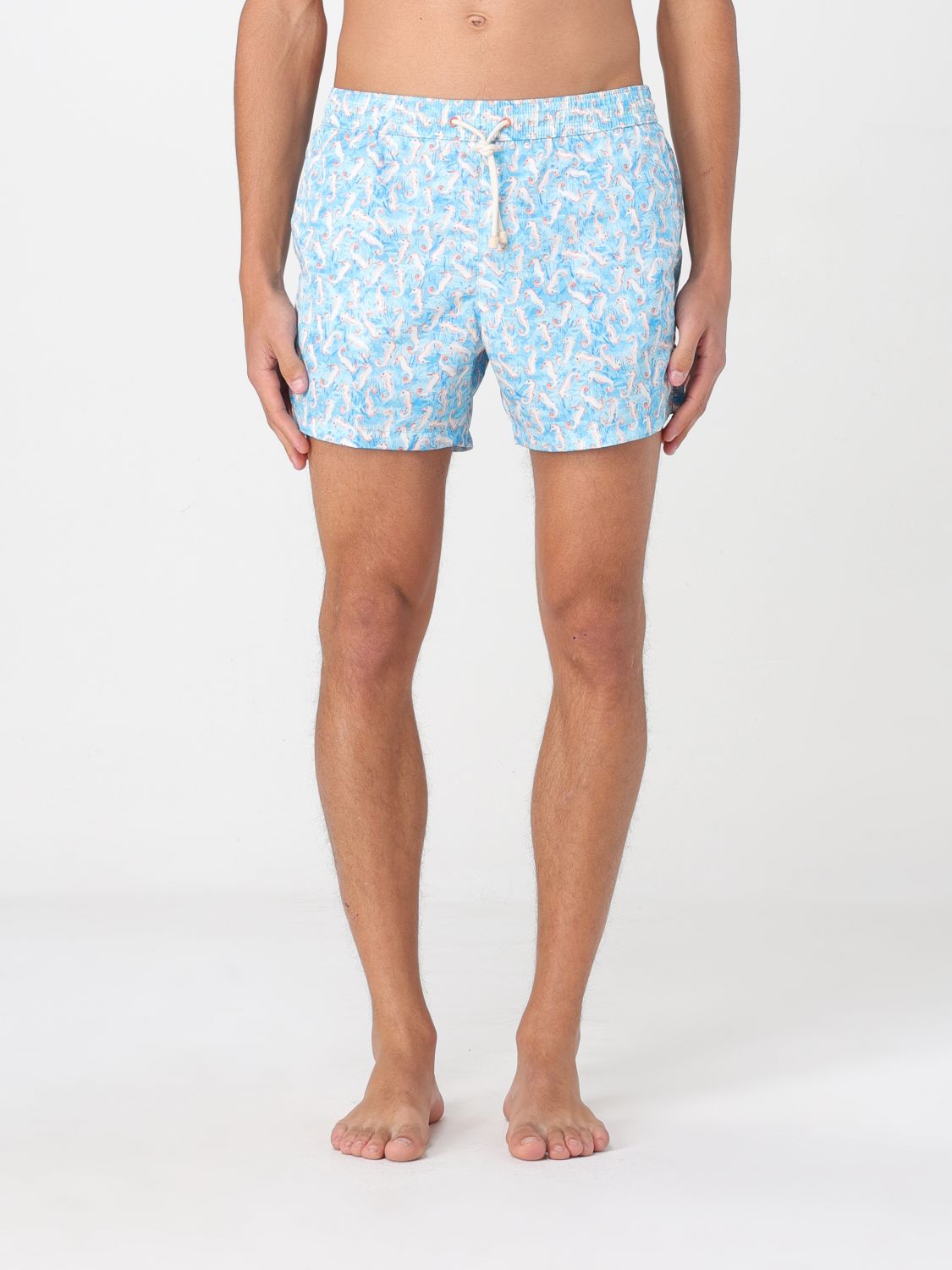 Swimsuit Men color Turquoise