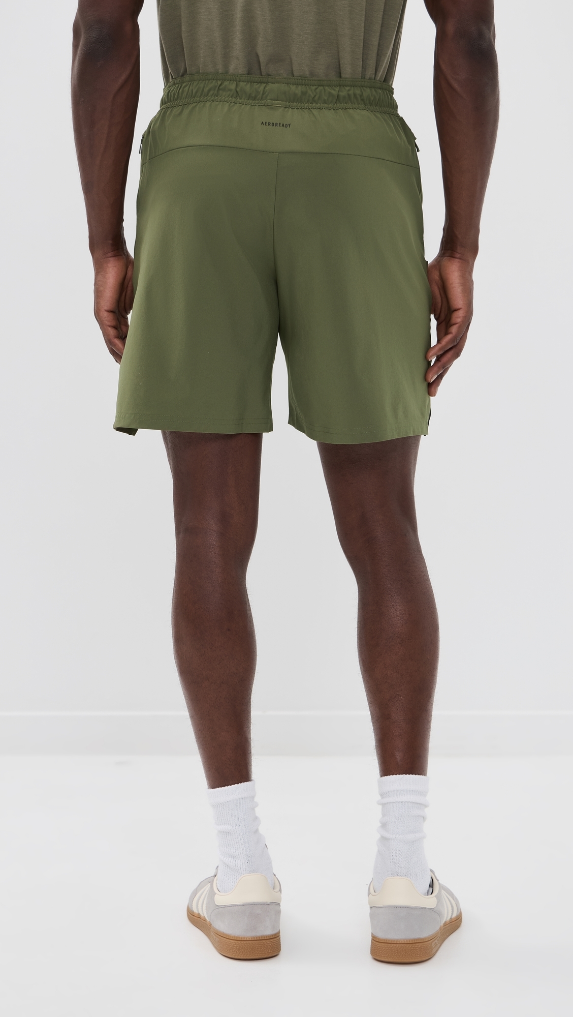Designed For Training Workout Shorts 7 Olive Strata