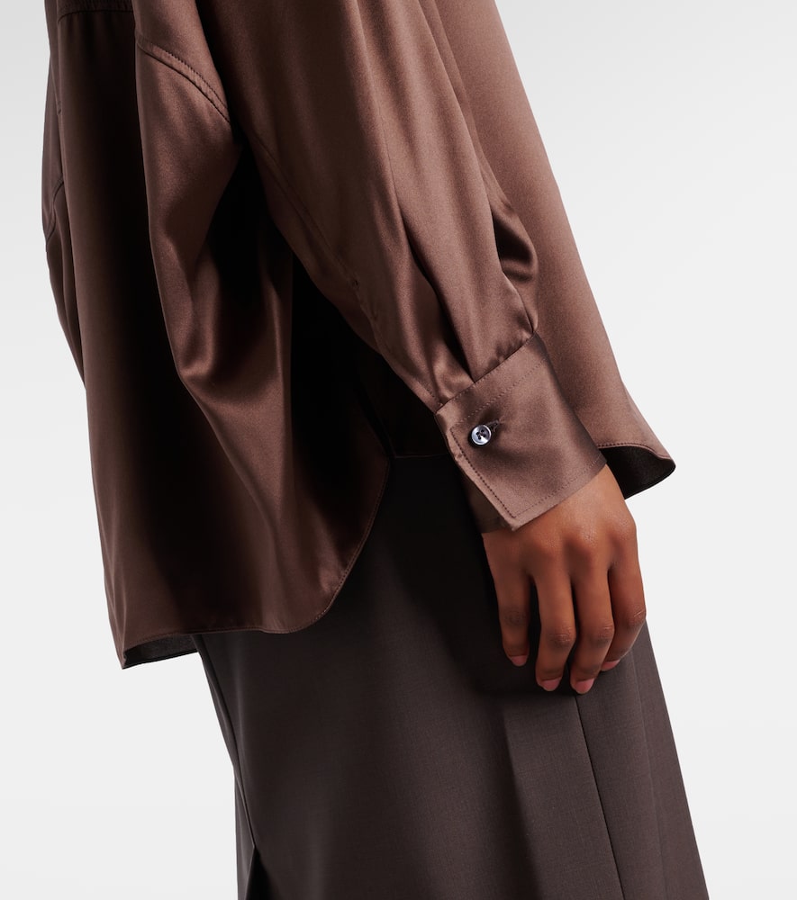 Silk satin blouse