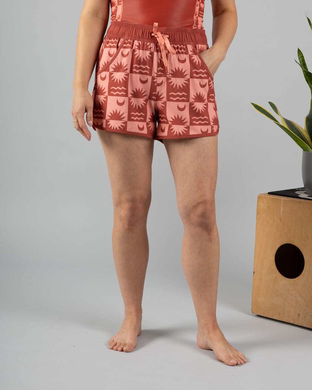 Saltrock Equinox Womens Boardshorts in Coral - Orange