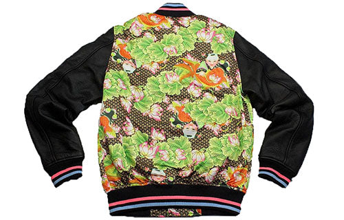 AS CNY Chinese New Year Tianjin Spray Destroyer Sports Baseball Eggs Jacket Black