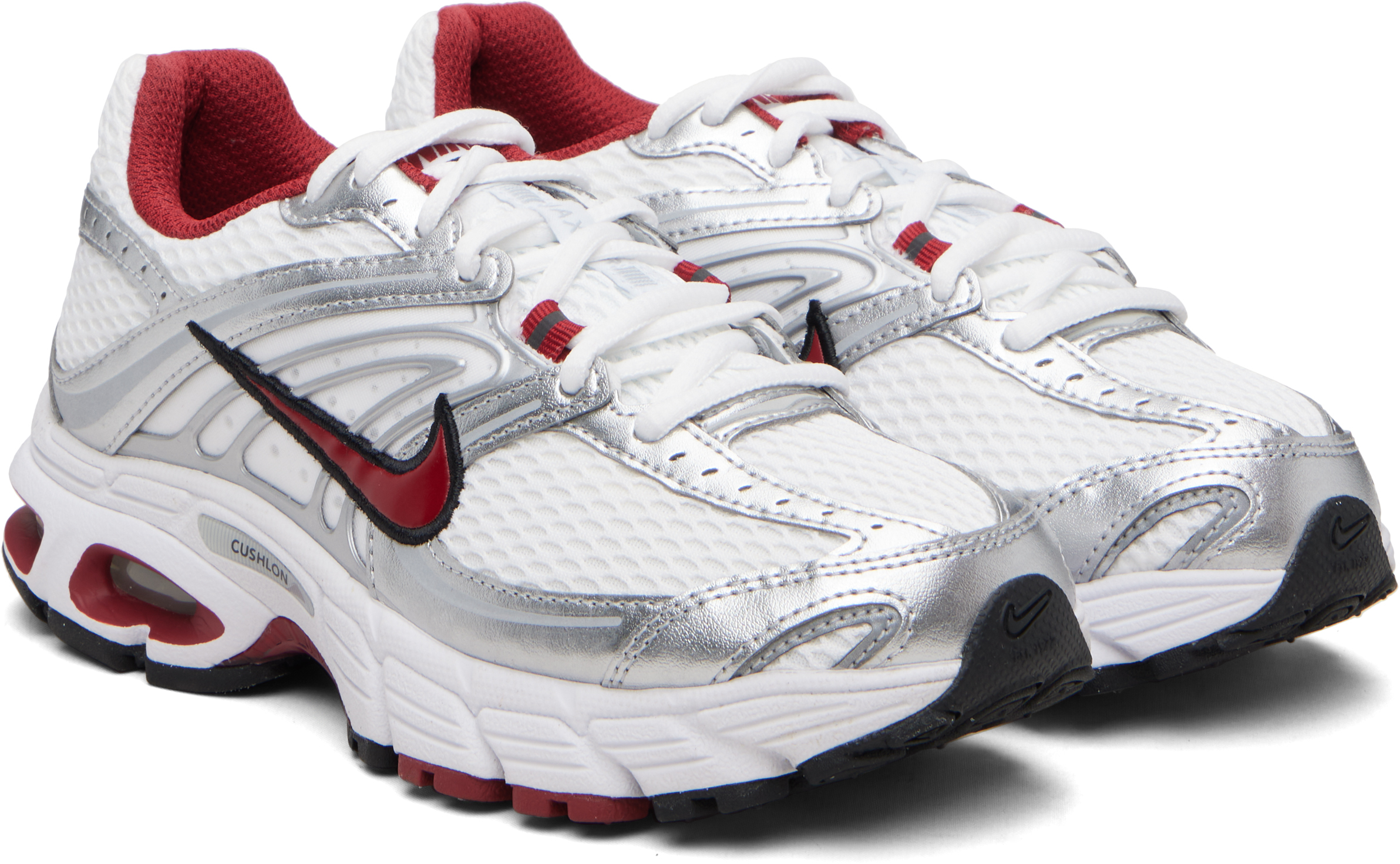 Silver & White Air Max Moto 2K Sneakers