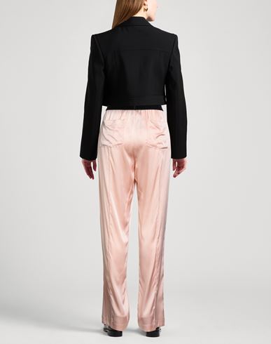Woman Pants Blush Size L Silk, Elastane, Polyamide