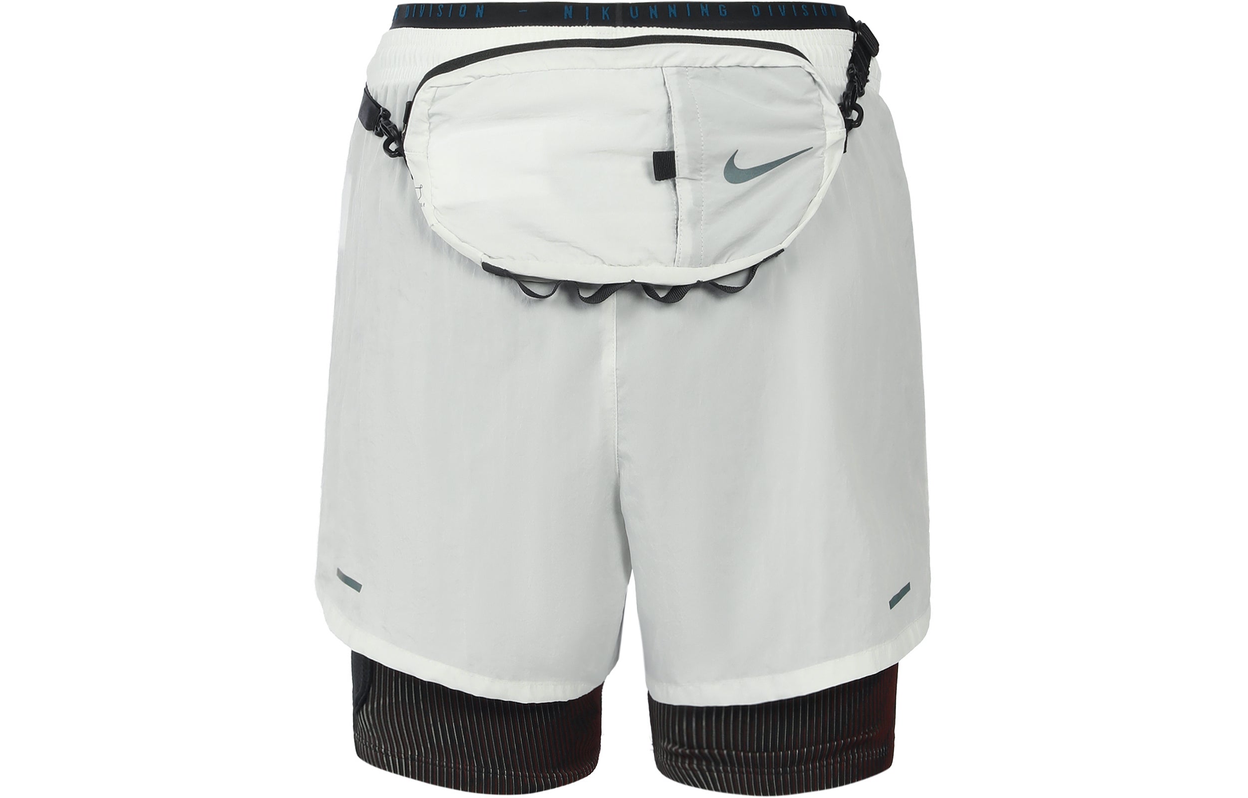 RUN DIVISION 3-IN-1 Running Shorts White Gold Color Whitegold
