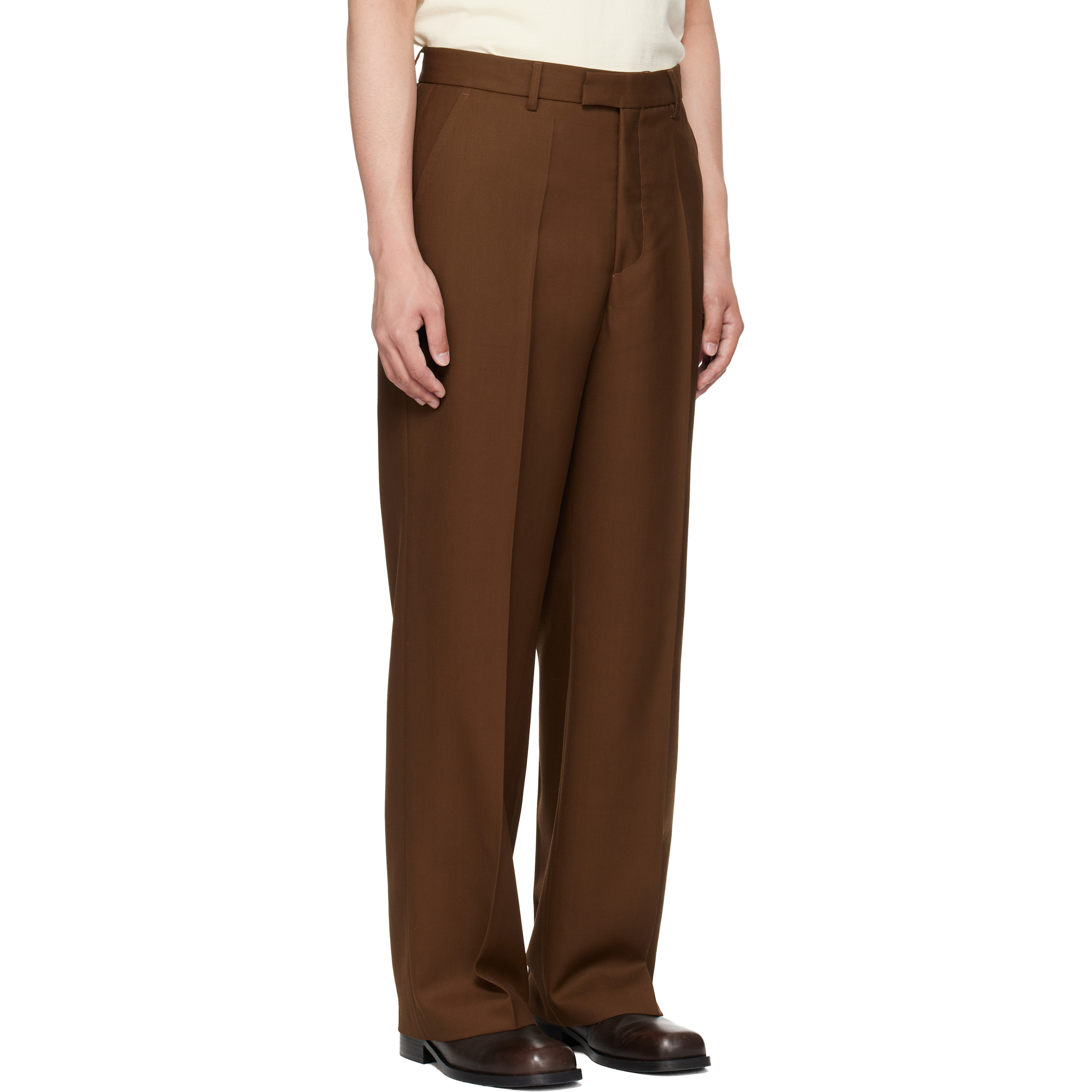 Brown Relaxed Primo Trousers