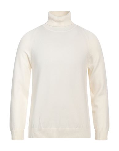 Man Turtleneck Ivory Size XL Viscose