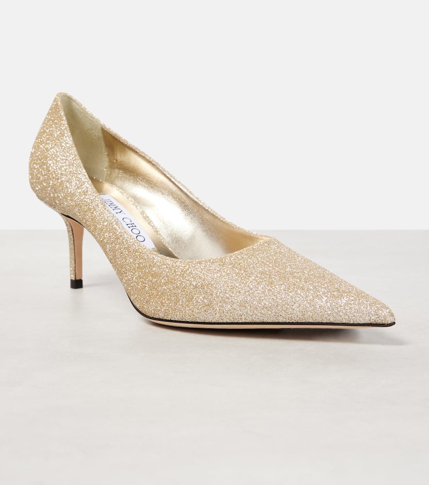 Jimmy Choo Love 65 glitter pumps