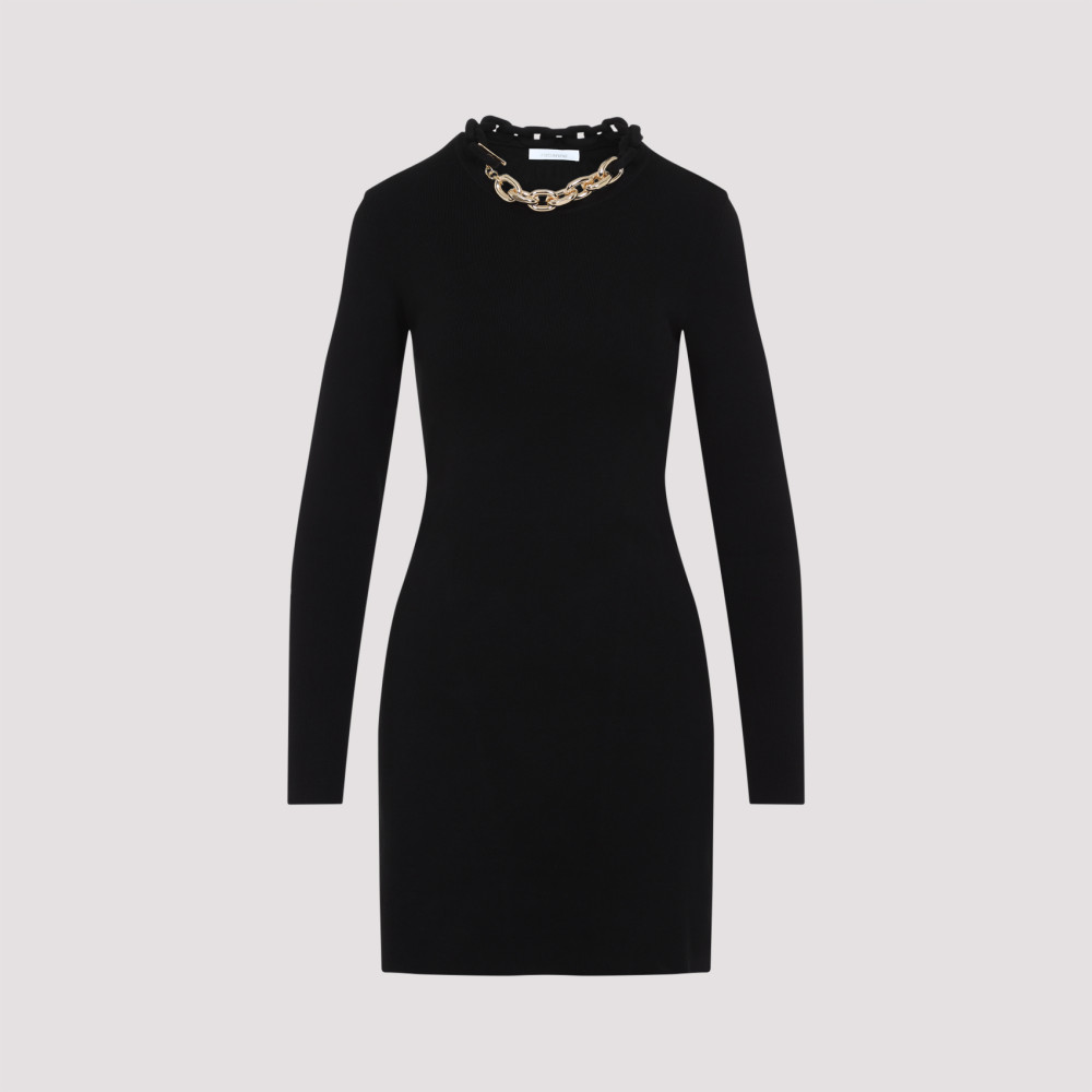 Black Silk Mini Dress