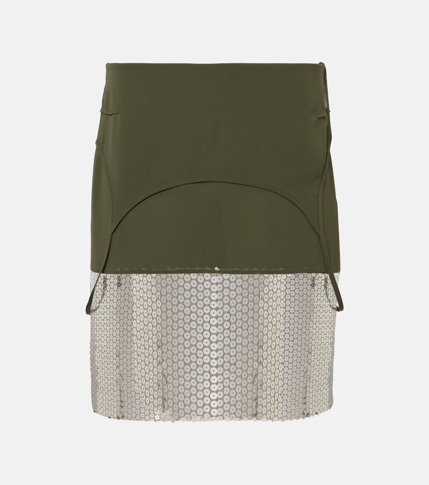 Sequined midi skirt